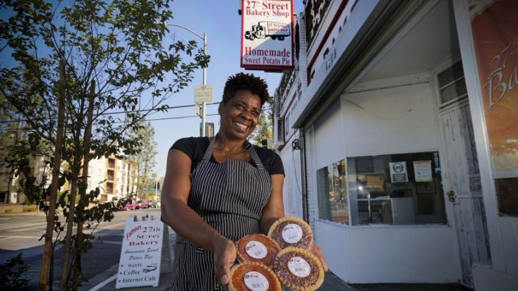 exploring south LA - Exploring South LA: A Vibrant Cultural Journey Desserts at 27th Street Bakery while exploring South LA