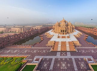 Visiting temples in India