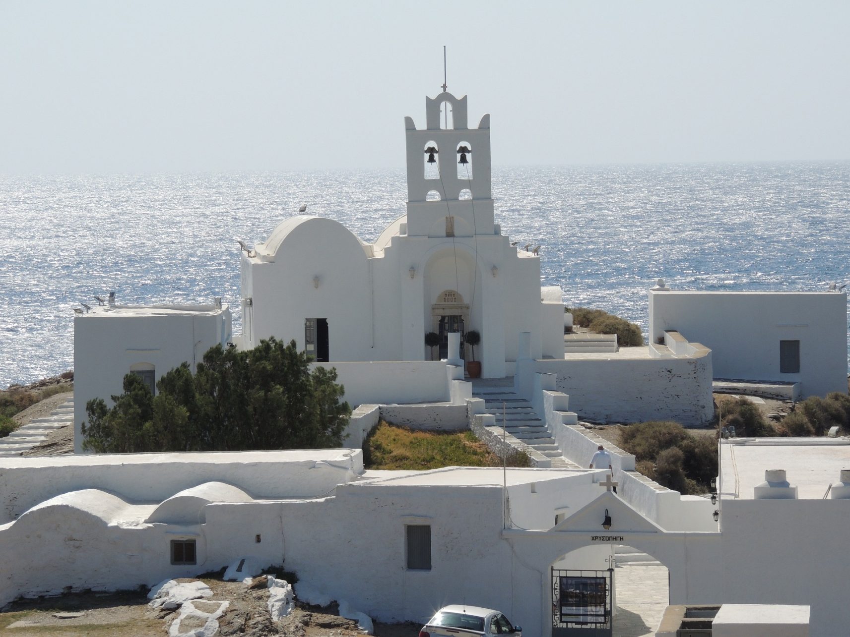 cyclades islands - The 8 Best Cyclades Islands to Visit This Summer Chrisopigi Monastery in Sifnos in Greece