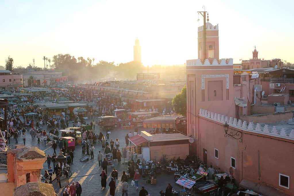 Traveling to Marrakesh - Top Tips for Traveling to Marrakesh Djemaa el Fna square, Marrakech