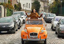 Citroën 2CV tour through Montmartre in Paris, France