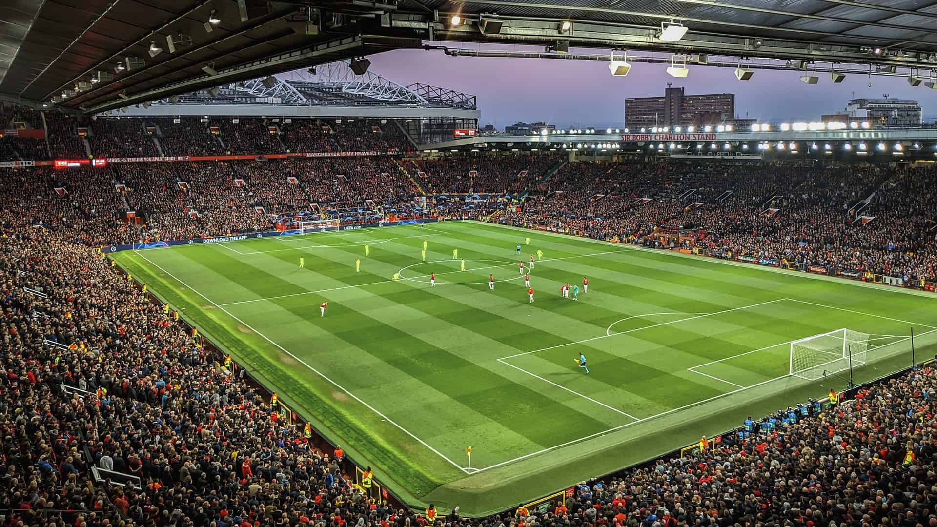 Manchester United Premier League Match at Old Trafford