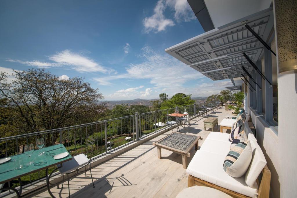 Places to Visit in Kampala - Best Places to Visit in Kampala Terrace at the Hotel Latitude O Degrees in Kampala, Uganda.