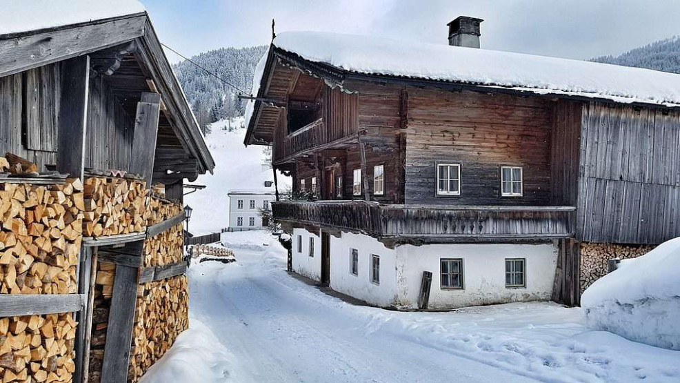 Buildings in Thierbach, Austria.