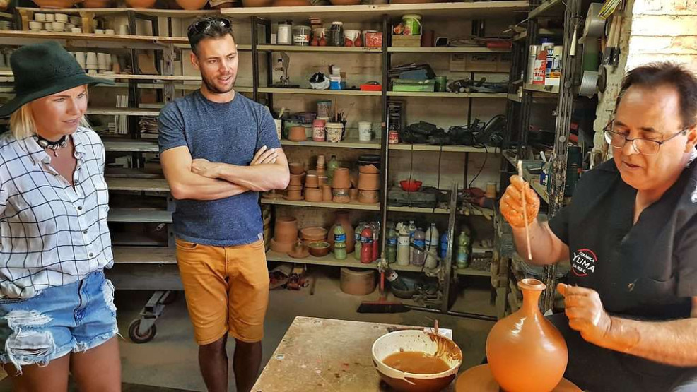 Handmade pottery from the Costa Brava, Spain
