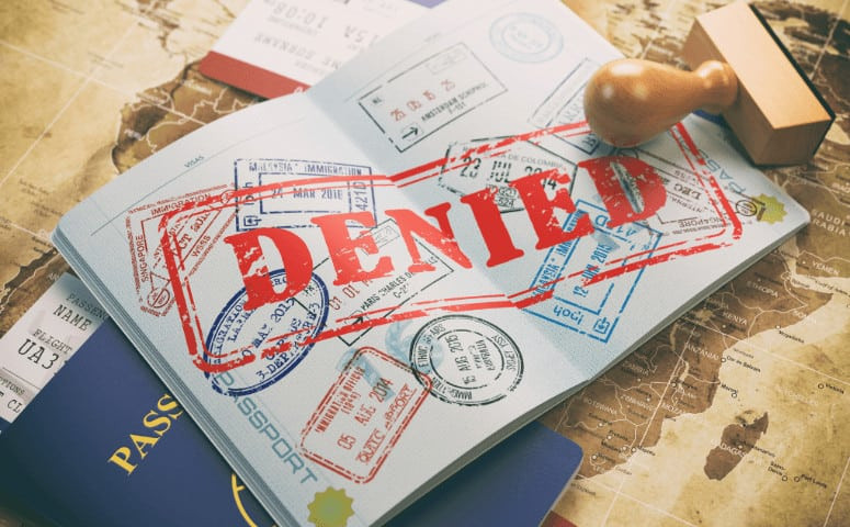 Passport stamp of Machu Picchu in Peru.