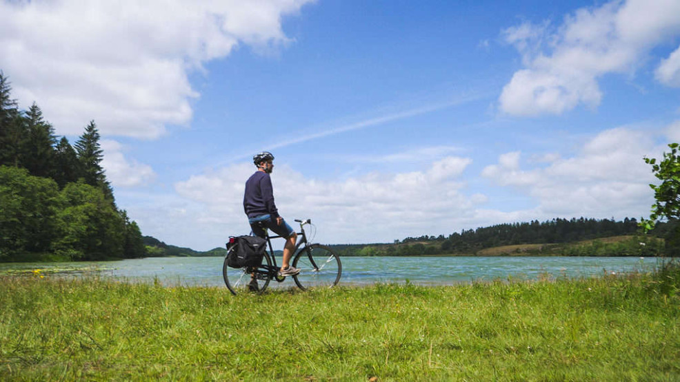 A beautiful spot for a break on the Ancient Road - Rørbæk Lake, Hærvejen, Denmark