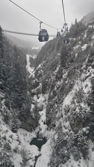 SkyFly - Zip Line through the valley in Ischgl.