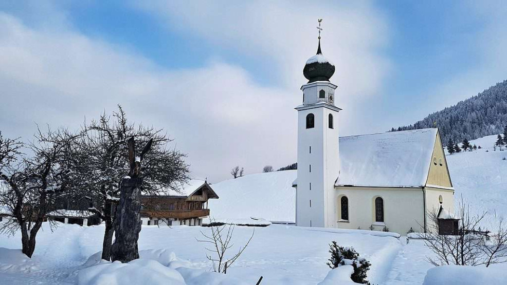 The church in Thierbach, Austria.