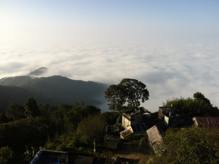 View from Nagi Gompa in Nepal. Photo by Quinn Comendant -flickr