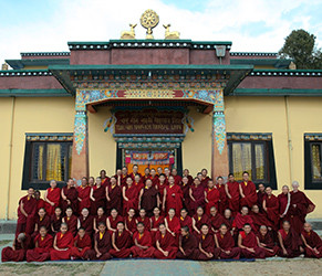Nagi Nuns and Monastery in the Shivapuri Nagarjun National Park, Nepal.