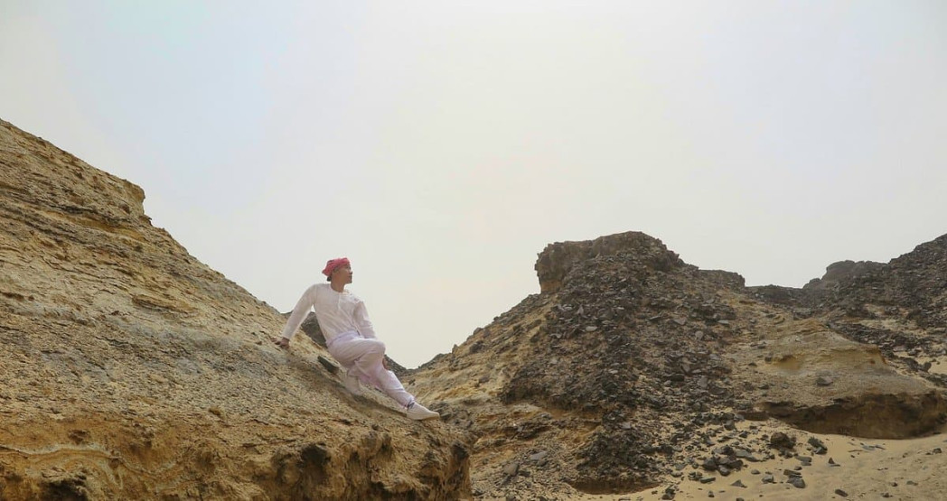 Bahariya desert in Egypt.
