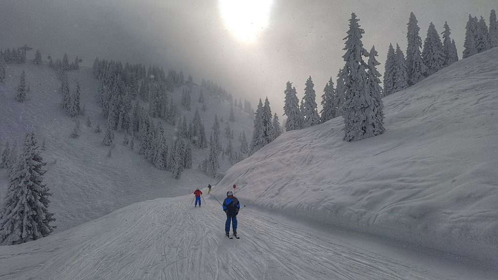 Skiing in Ski Juwel, Austria
