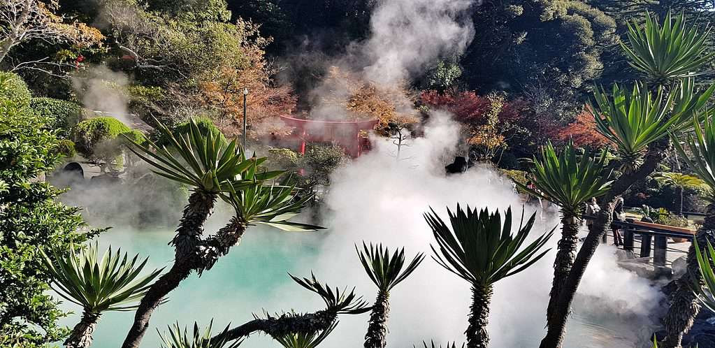 Jigoku Hells Visitor Onsen in Beppu.