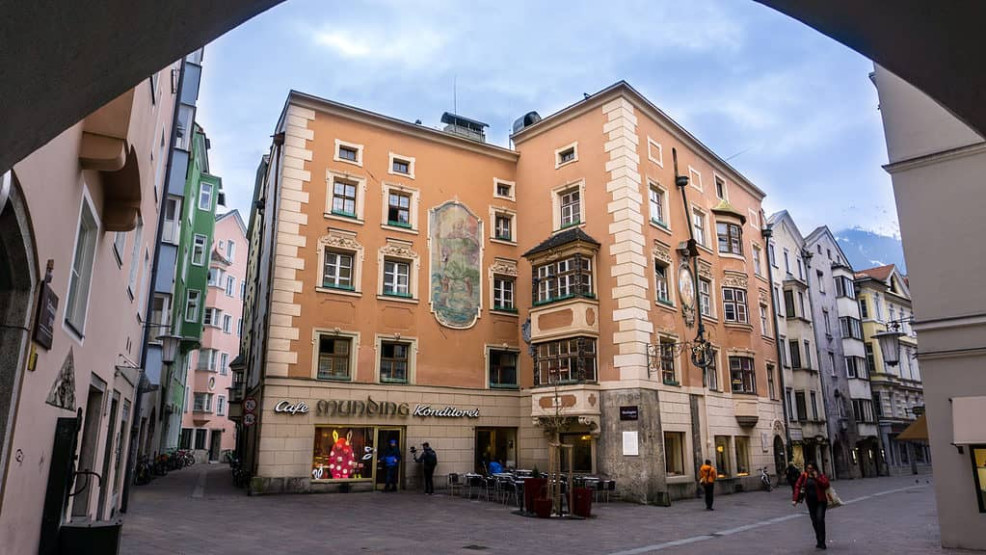 Cafe Munding in Innsbruck, Austria.