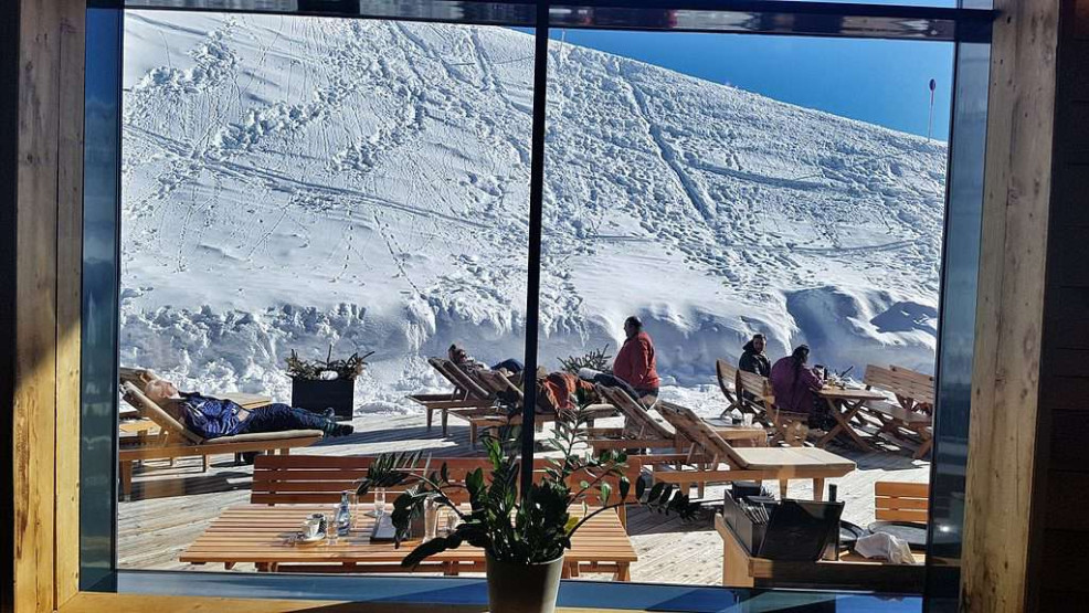 The Top Mountain Crosspoint restaurant in Hochgurgl, Austria.