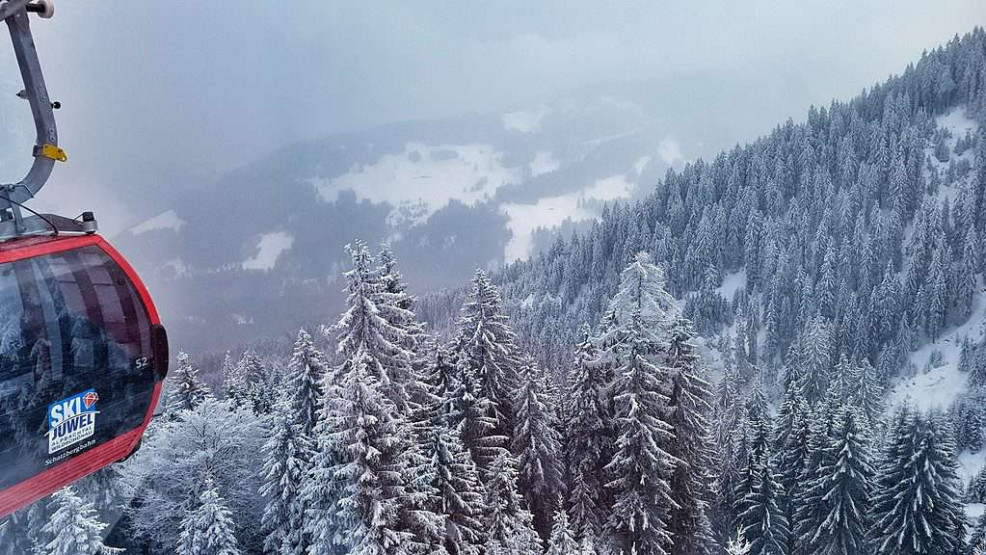 Gondola in Ski Juwel, Austria