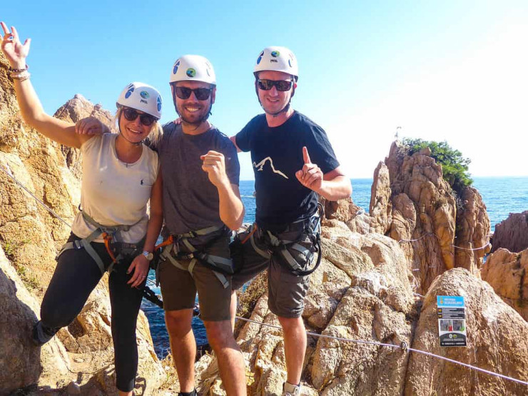 Lots of fun - Via Ferrata Costa Brava, Spain