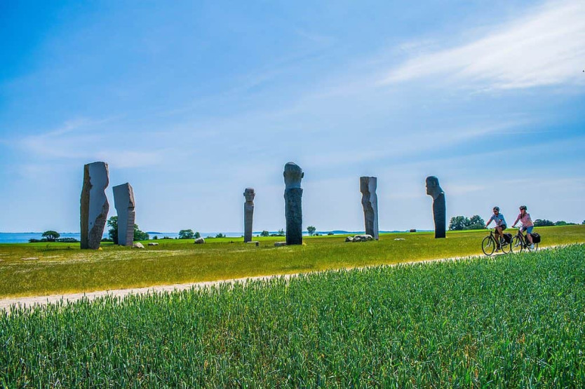 Dodekalith art in Nature at Lolland, Lolland Falster, Denmark