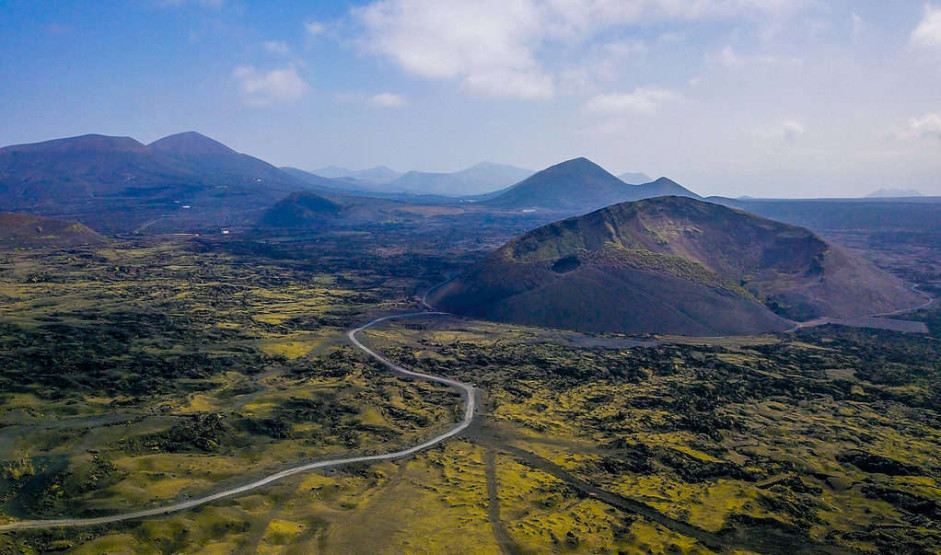 Panorama of Lanzarote, Canary Islands, Spain