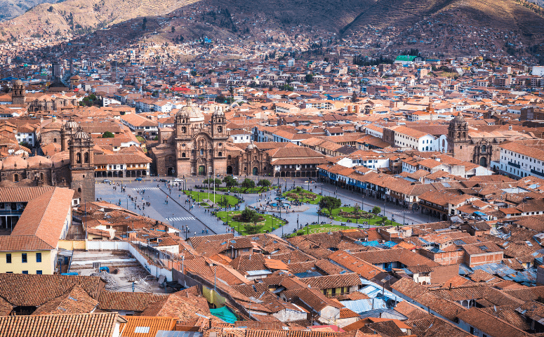 Peru Itinerary - How to Structure Your Peru Itinerary Center of Cusco in Peru.