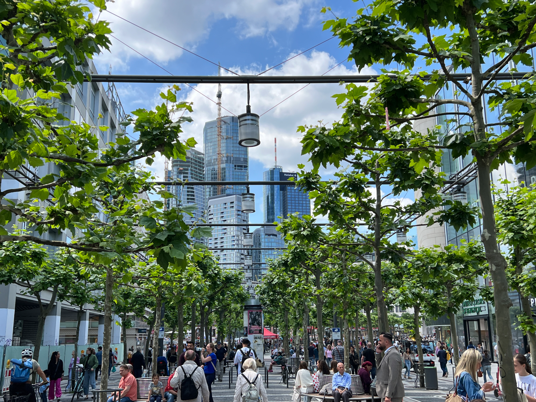 frankfurt walking tour - Frankfurt Walking Tour: Must-See Sights in Two Hours Zeil, the famous shopping street in Frankfurt, Germany.