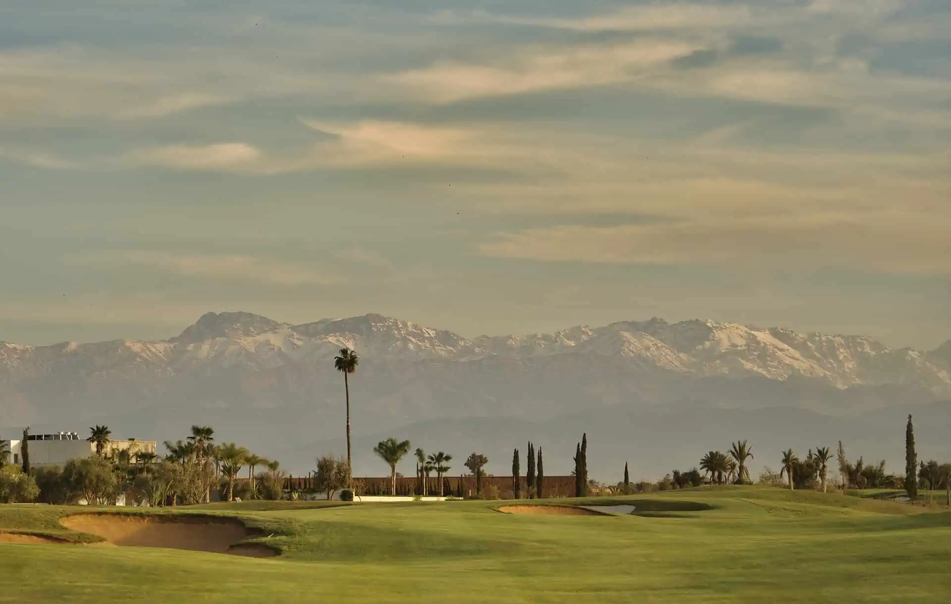 Golfing in Marrakech - Where to Experience the Best Golfing in Marrakech The Atlas Mountains and the Al Maaden Golf Course Marrakech in Morocco.